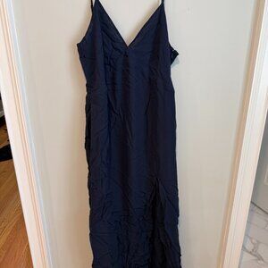 Reformation Pyper Dress- Navy- Sz 16